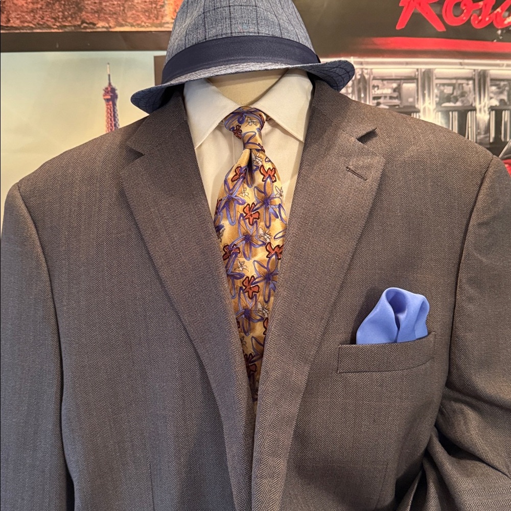 Joseph & Feiss Gold Luxury Wool Blazer